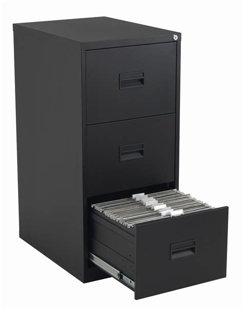 open metal filing cabinet